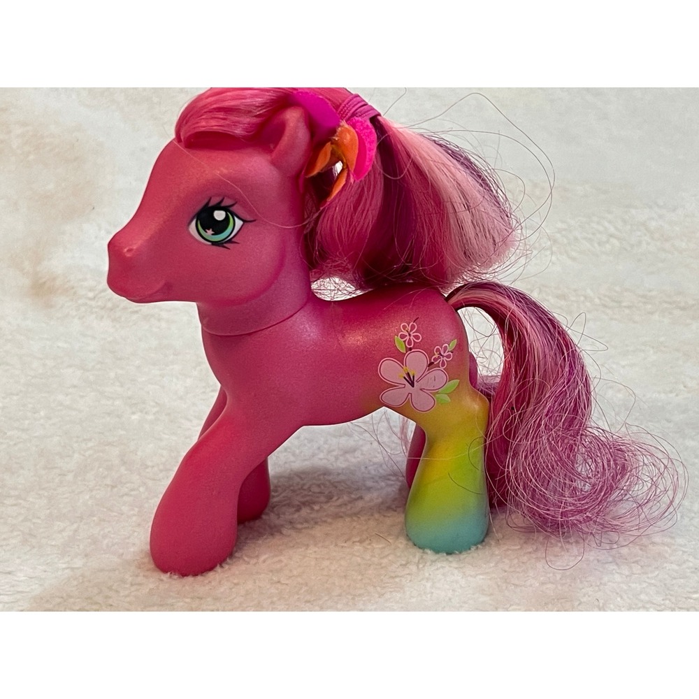 My Little Pony G3 Cheerilee Easter Pink Rainbow Hasbro 2007 Figure